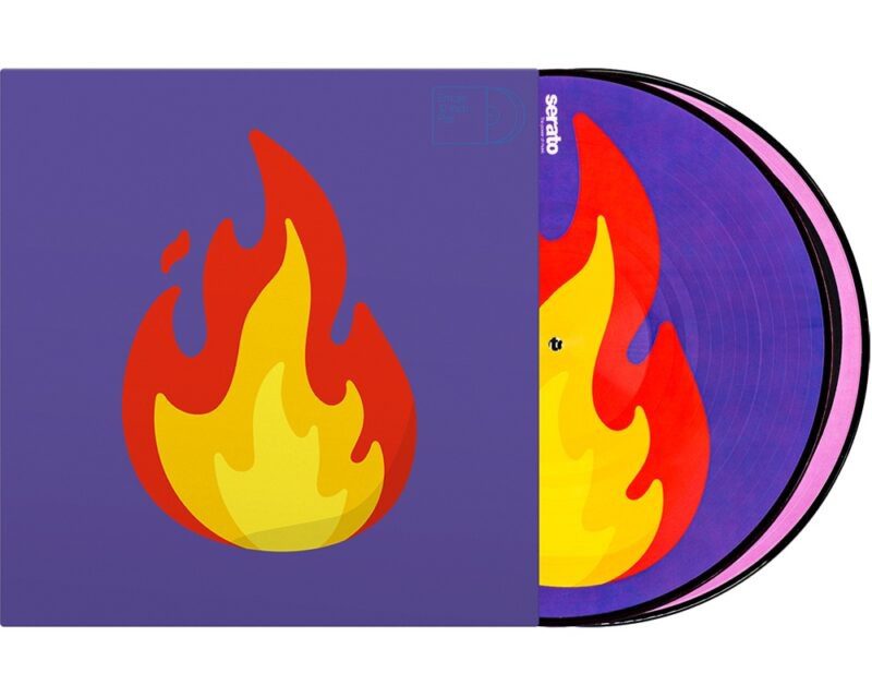 Serato 2x12" Emoji Picture Vinyl Pressung (Flame/Record)