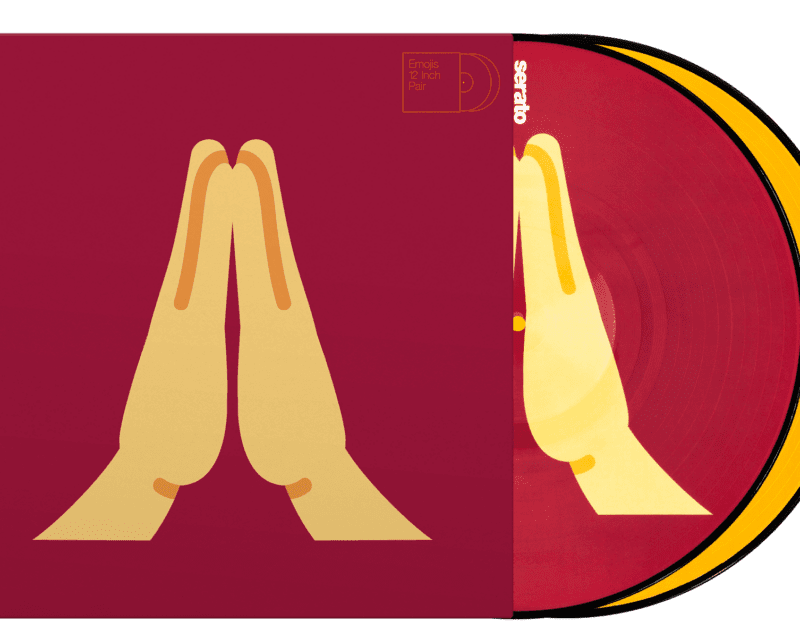 Serato 2x12" Emoji Picture Vinyl Pressung (Hands)