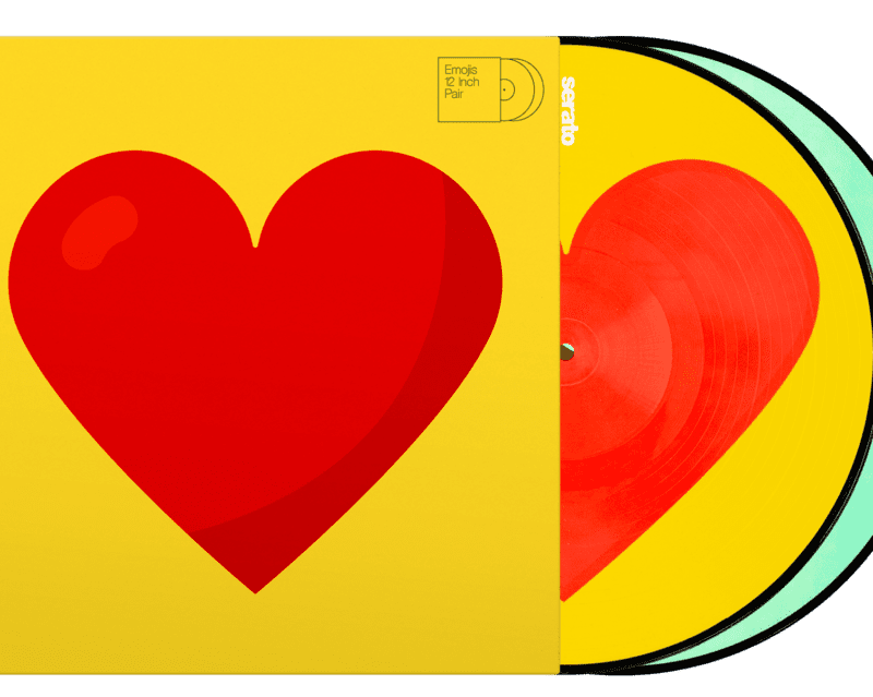 Serato 2x12" Emoji Picture Vinyl Pressung (Donut/Heart)