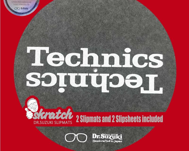 Dr.Suzuki + Technics 12" SCRATCH EDITION V2 Slipmats
