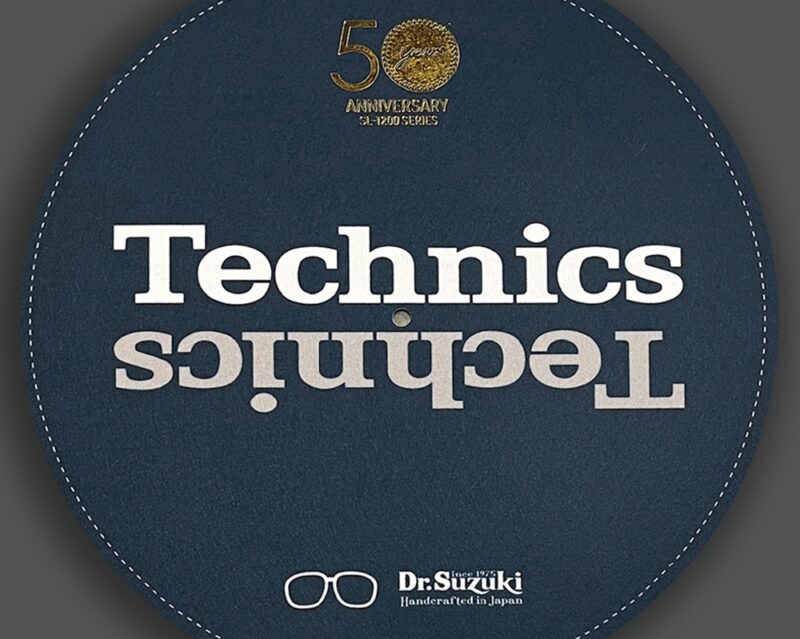 Dr.Suzuki X Technics 12" 50th Limited Edition Slipmats, BLAU