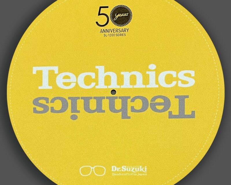 Dr.Suzuki X Technics 12" 50th Limited Edition Slipmats, GELB