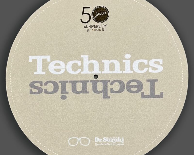 Dr.Suzuki X Technics 12" 50th Limited Edition Slipmats, BEIGE