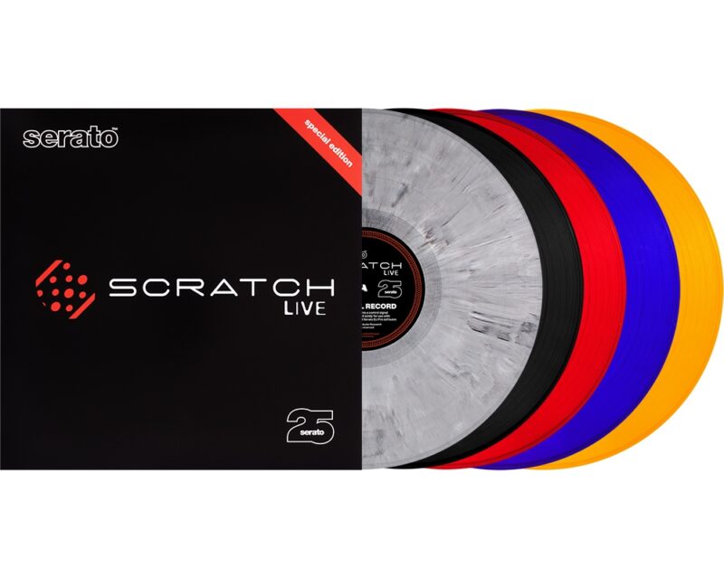 Serato 25th Anniversary 5x12" Scratch Live Control Vinyl - Limitierte Pressung