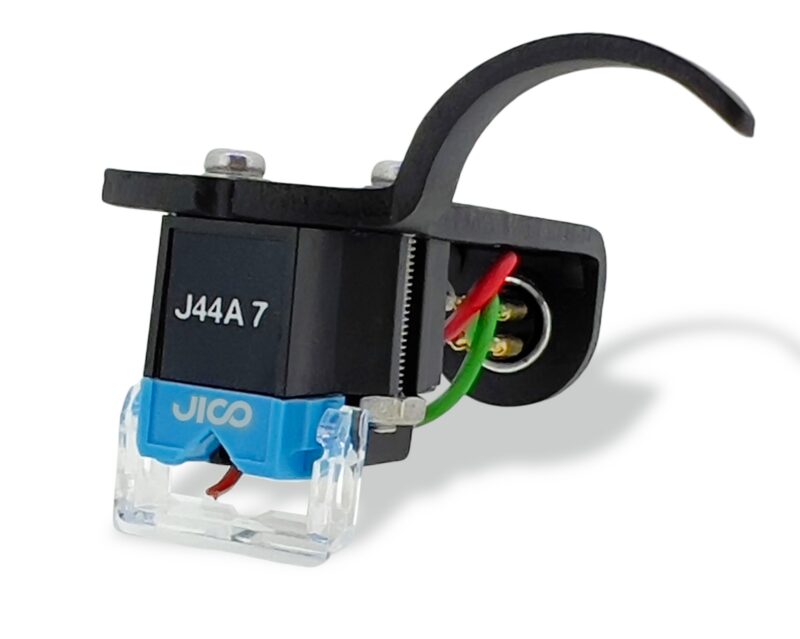 JICO OMNIA J44A 7 IMP DJ SD Tonabnehmer System mit Headshell, Schwarz